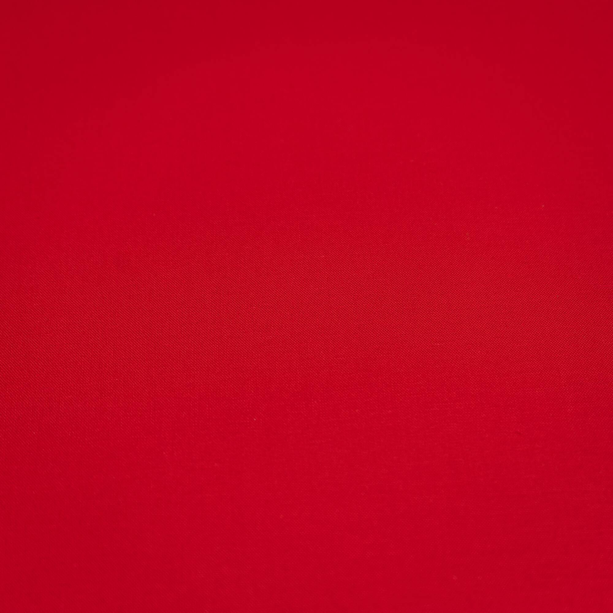 SINGER Christmas Red Cotton Fabric